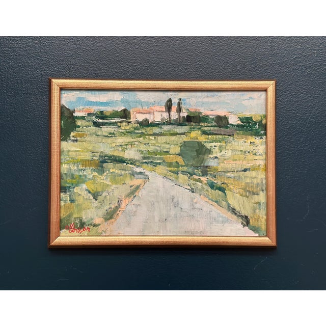 Olle Larsson, Path, 1960s, Oil on Panel, Framed For Sale - Image 15 of 18