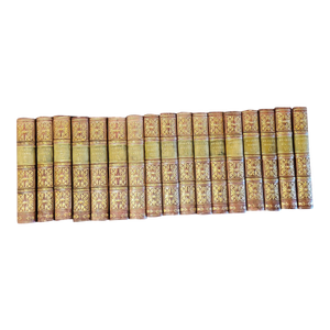 The Works of Lord Byron: With His Letters and Journals, and His Life, by Thomas Moore. Seventeen Volumes in Full Calf 1835-37.