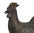 Large Bronze Brass African Benin Rooster For Sale - Image 4 of 7