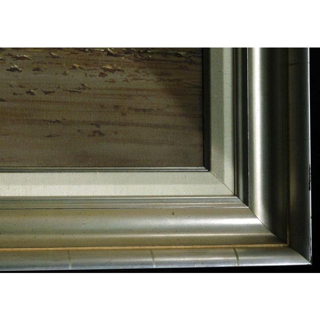 Robert Hagan "Team Attack"beach Kids Canvas Hand Signed Custom Framed For Sale In Denver - Image 6 of 6