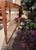 Flame Mahogany Demi-Lune Accent Table For Sale - Image 9 of 18