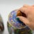Ceramic Chinese Famille Rose Medallion Lidded Melon Jar Rare Matching Pair 12" Tall For Sale - Image 7 of 16