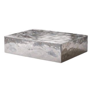 Mirage Sculptural Table in Stainless Steel by Veliento For Sale