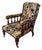 Victorian Lounge Chair, 1890s For Sale