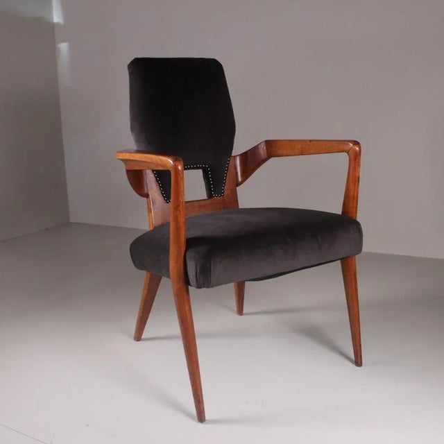 Armchair by Augusto Romano, 1950s For Sale - Image 6 of 11