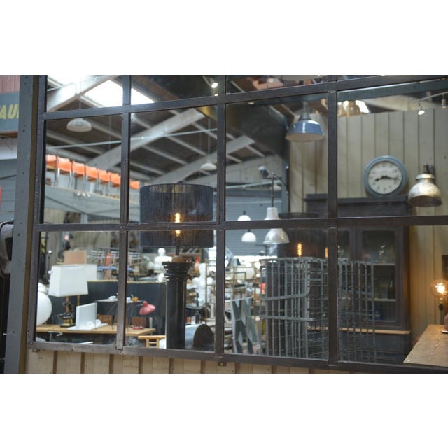 Industrial Rounded Metal Mirror, 1930 For Sale - Image 10 of 14