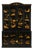 19th Century, English Black Chinoiserie Decorated Bi-Fold Door Cabinet For Sale