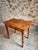 Antique French Walnut Writing Table with Drawer, 1900s For Sale - Image 4 of 16