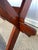 Wood Large Vintage Metal-Topped Rustic Wood Garden Potting Trestle Table For Sale - Image 7 of 15