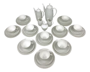 Service Set by Heinrich Löffelhardt for Porcelain Factory Arzberg, 1957, Set of 35