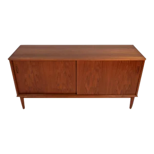 Circa 1960s Danish Modern Teak Credenza/Sideboard After Borge Mogensen