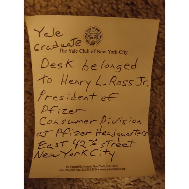 French Style Partner's Desk by Baker, Circa 1970s For Sale - Image 18 of 18