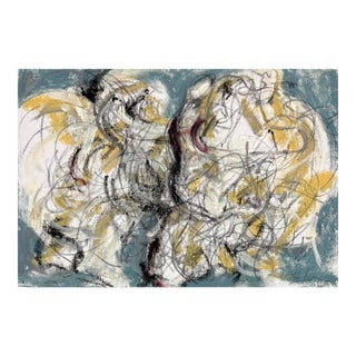 Alexander McQueen Dance 11 X 7.5 Oil Pastel on Paper For Sale