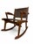 Mid-Century Modern 1960s Ecuadorian Mid-Century Tooled Leather Rocking Chair Attributed to Angel Pazmiño for Muebles De Estilo For Sale - Image 3 of 7