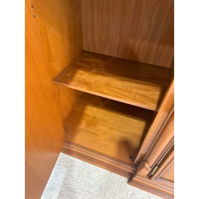 Brown Italian Rococo Revival 3 Piece Dining Ensemble Masetti, c.1970s For Sale - Image 8 of 16