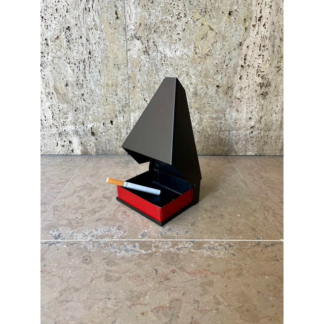 Vintage Ashtray in Metal, 1980s For Sale - Image 4 of 5