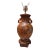 Late 20th Century Chinese Ceramic Dragon Lamp For Sale