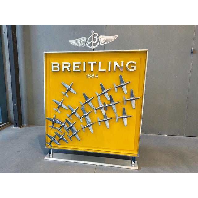Aviation-Themed Retail Advertising Display Stand for Breitling, Early 2000s For Sale - Image 15 of 16