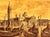 Exceptional Original Ink on Plaster Venezia Island of San Giorgio by the Twins Bugagiar For Sale In Portland, ME - Image 6 of 12