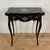 Chinese Black Lacquer Games Table with Hand-Painted Floral Decoration For Sale - Image 12 of 18