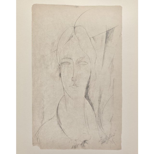 A. Modigliani, Ritratto di Lunia / Portrait of Lunia, Lithograph For Sale - Image 3 of 7