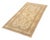 An exquisite accent piece showcasing a classic Persian design, this rug features a pristine ivory background beautifully...