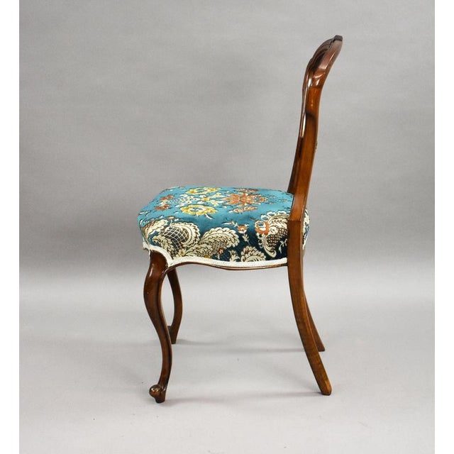 Wood Antique Victorian Mahogany Balloon Back Dining Chairs, 1860, Set of 6 For Sale - Image 7 of 10