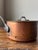 Baumalu Made in France Saucepan with lid. Made of Copper and cast iron. 5.6” diameter, 10.5” length (pot to top of the...