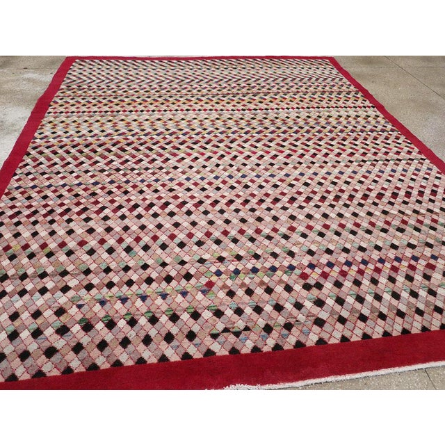 Textile Galerie Shabab Collection Mid-20th Century Turkish Anatolian Room Size Carpet For Sale - Image 7 of 10