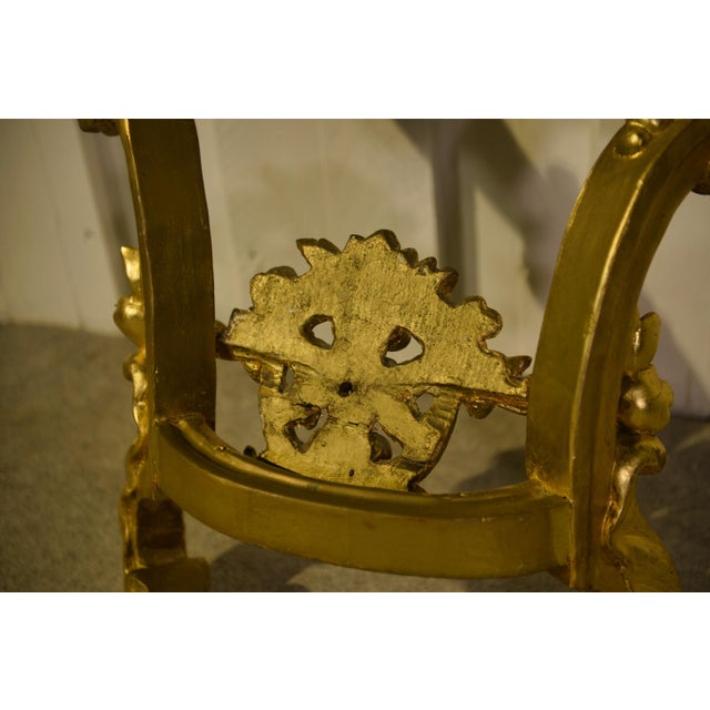 19th Century Giltwood and Marble Console Table For Sale - Image 15 of 18