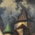1970s Paul Gorka (1931-2020) - Vintage Fantasy Realist Castle Skyline, Signed (C. 1970, Oil on Canvas) For Sale - Image 5 of 8