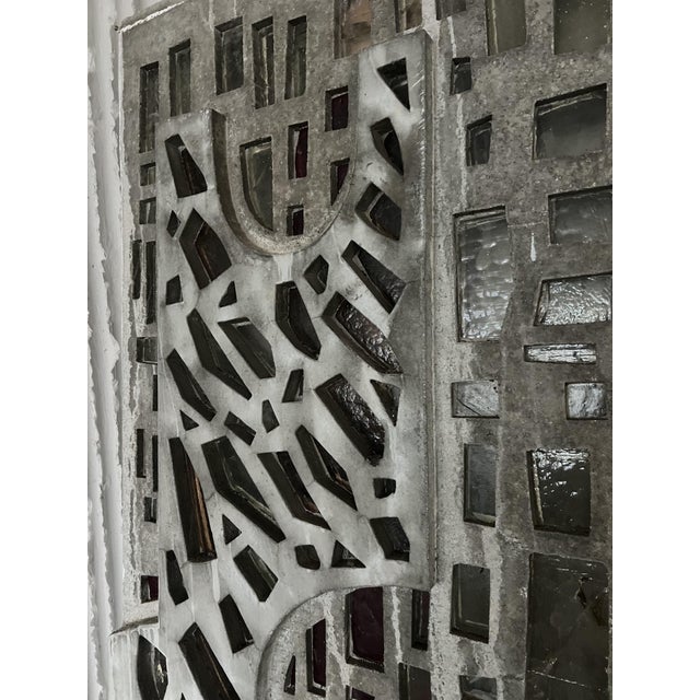 Large Dutch Brutalist Concrete Windows, 1960s, Set of 2 For Sale - Image 17 of 18