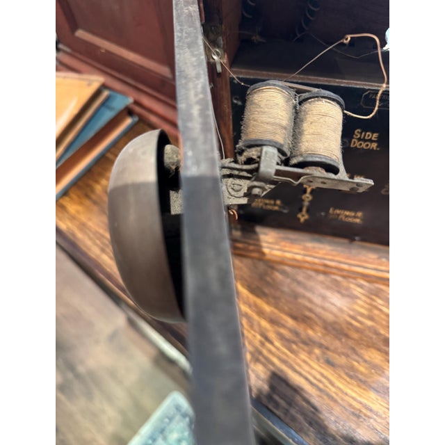 Brown Antique Victorian 1890s Butler’s Call Box Annunciator- COMPLETE! For Sale - Image 8 of 14