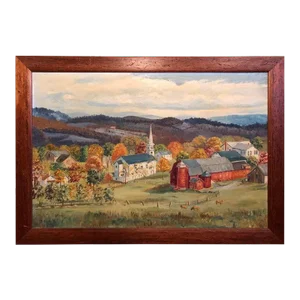 Bucolic New England Pastoral Village
