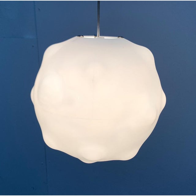 Postmodern Lampoon Sospensione Glass Pendant Lamp by Aldo Cibic for Foscarini For Sale - Image 13 of 18