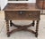 Antique 18th C Carved Walnut Bible Box Side Table For Sale In Los Angeles - Image 6 of 6