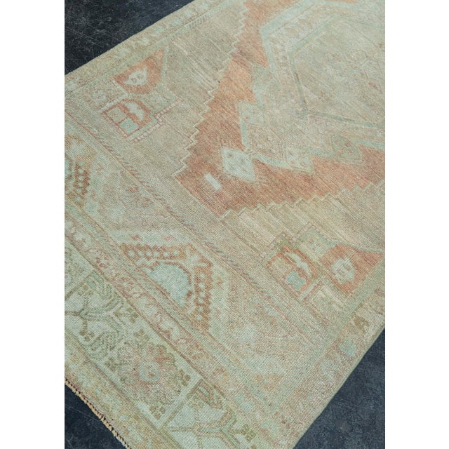 Red Turkish Vintage Rug 3'8" x 10'9" #20655 For Sale - Image 8 of 8
