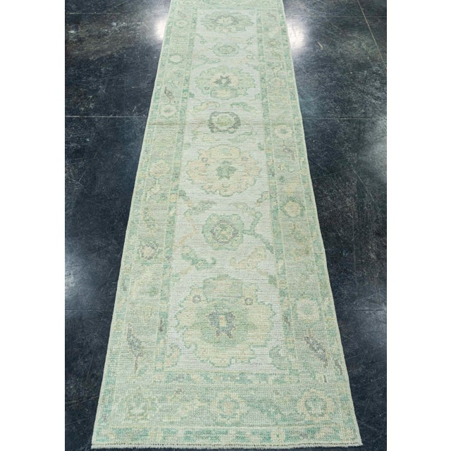 Early 21st Century Turkish Oushak Rug 2'2" x 7'11" #19434 For Sale - Image 5 of 8
