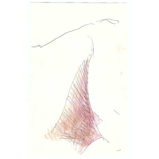 Double sided drawing from the estate of Chicago artist James Frederic Bone (1929-2015). Signed lower right and dated upper...