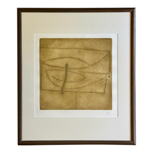 Victor Pasmore, "Linear Development in One Movement," Signed Etching and Aquatint, 1974