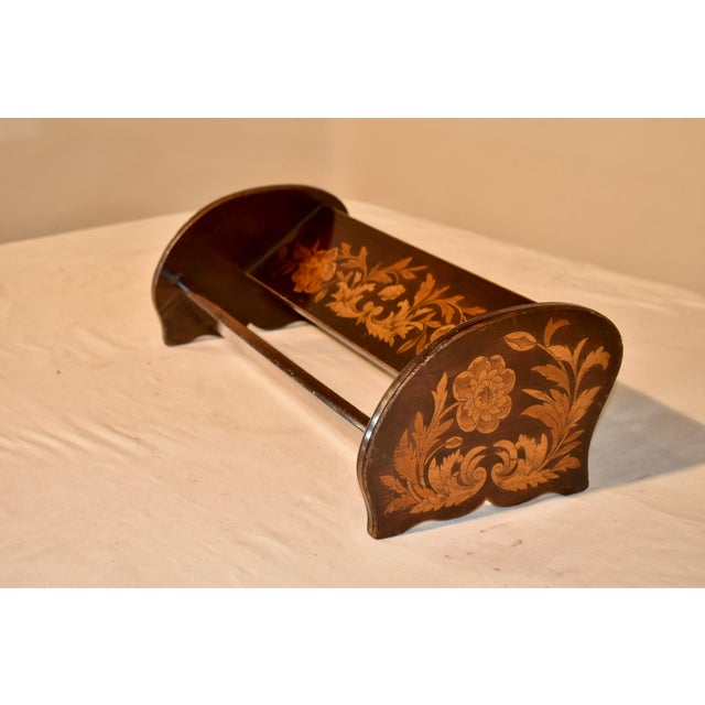 English Edwardian Mahogany Book Stand, Circa 1900 For Sale - Image 9 of 10