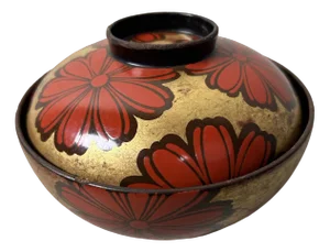 Japanese Urushi Maki-E Ric Bowl, 1920s