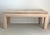 Vintage Pillow Top Tufted Upholstered Parsons Style Bench For Sale - Image 9 of 9