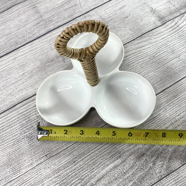 Brass Frontgate Savannah Condiment Caddy Brand New For Sale - Image 8 of 11