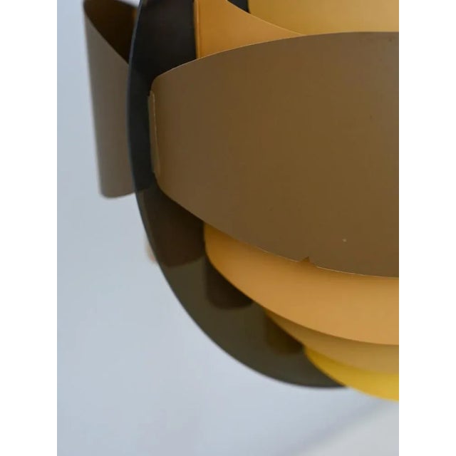 Brown Suspension Lamp, 1970s For Sale - Image 4 of 10