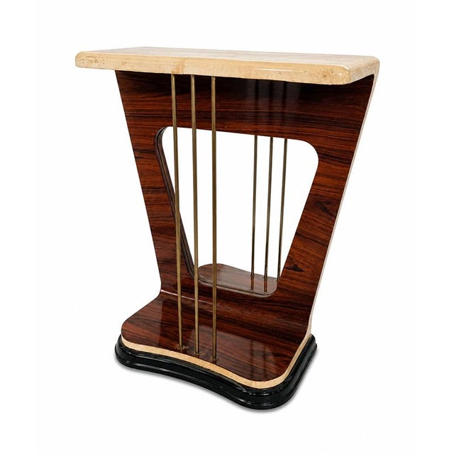 Art Deco Console Table, 1980s For Sale - Image 4 of 5