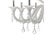 Venetian Modern White Ca Rezzonico with Curls Murano Glass Chandelier by Simoeng, in Exhibition Piece conditions. Designed...