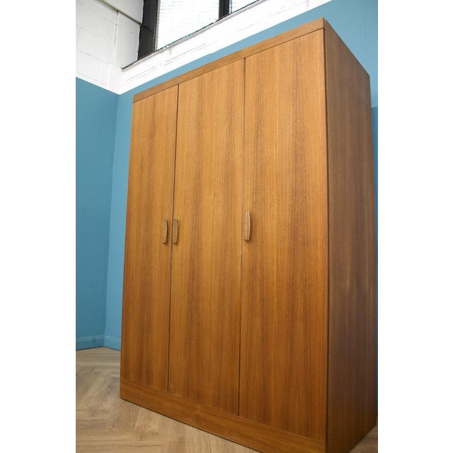 Wood Mid-Century Modern Teak Quadrille Wardrobe from G-Plan, 1960s For Sale - Image 7 of 12