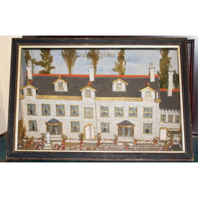 Champagne Vintage English Diorama of Stanfield Hall For Sale - Image 8 of 8