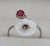 Not Yet Made - Made To Order Carved Flower 14k Ring With Gemstones, Size 5 For Sale - Image 5 of 7
